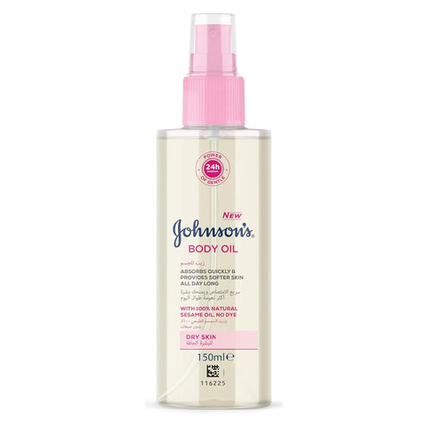 GETIT.QA- Qatar’s Best Online Shopping Website offers JOHNSON'S OIL SPRAY 24 HOUR MOISTURE 150 ML at the lowest price in Qatar. Free Shipping & COD Available!