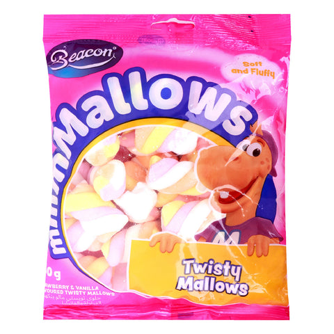 GETIT.QA- Qatar’s Best Online Shopping Website offers BEACON MASHMLLOWS TWISTY 150GM at the lowest price in Qatar. Free Shipping & COD Available!