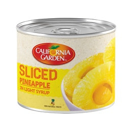 California Garden Sliced Pineapple In Light Syrup 220 g