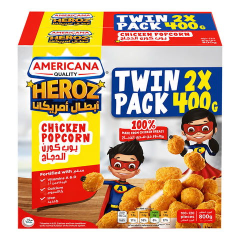 GETIT.QA- Qatar’s Best Online Shopping Website offers AMERICANA CHICKEN POP CORN 2 X 400 G at the lowest price in Qatar. Free Shipping & COD Available!