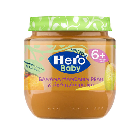 GETIT.QA- Qatar’s Best Online Shopping Website offers HERO BABY BANANA MANDARIN PEAR 125 G at the lowest price in Qatar. Free Shipping & COD Available!