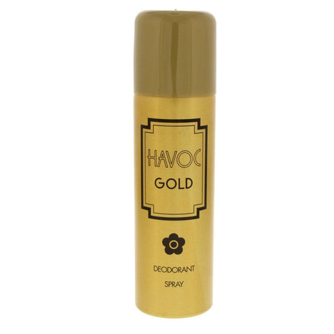 GETIT.QA- Qatar’s Best Online Shopping Website offers HAVOC GOLD DEODORANT SPRAY 200 ML at the lowest price in Qatar. Free Shipping & COD Available!