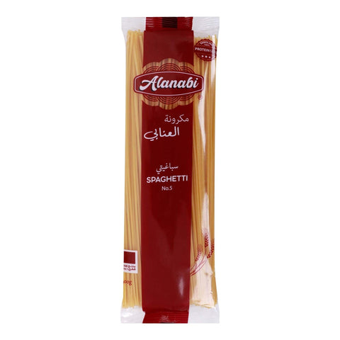 GETIT.QA- Qatar’s Best Online Shopping Website offers ALANABI SPAGHETTI NO.5 PASTA 400 G at the lowest price in Qatar. Free Shipping & COD Available!