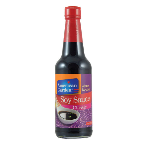 GETIT.QA- Qatar’s Best Online Shopping Website offers AMERICAN GARDEN SOY SAUCE - CLASSIC 295 ML at the lowest price in Qatar. Free Shipping & COD Available!