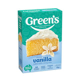 GETIT.QA- Qatar’s Best Online Shopping Website offers Green's Moist Vanilla Cake Mix with Icing 470 g at the lowest price in Qatar. Free Shipping & COD Available!