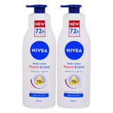 GETIT.QA- Qatar’s Best Online Shopping Website offers Nivea Body Lotion Repair And Care Value Pack 2 x 400 ml at the lowest price in Qatar. Free Shipping & COD Available!