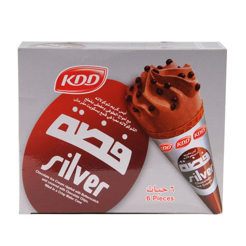 GETIT.QA- Qatar’s Best Online Shopping Website offers KDD SILVER CHOCOLATE ICE CREAM CONE 100ML at the lowest price in Qatar. Free Shipping & COD Available!