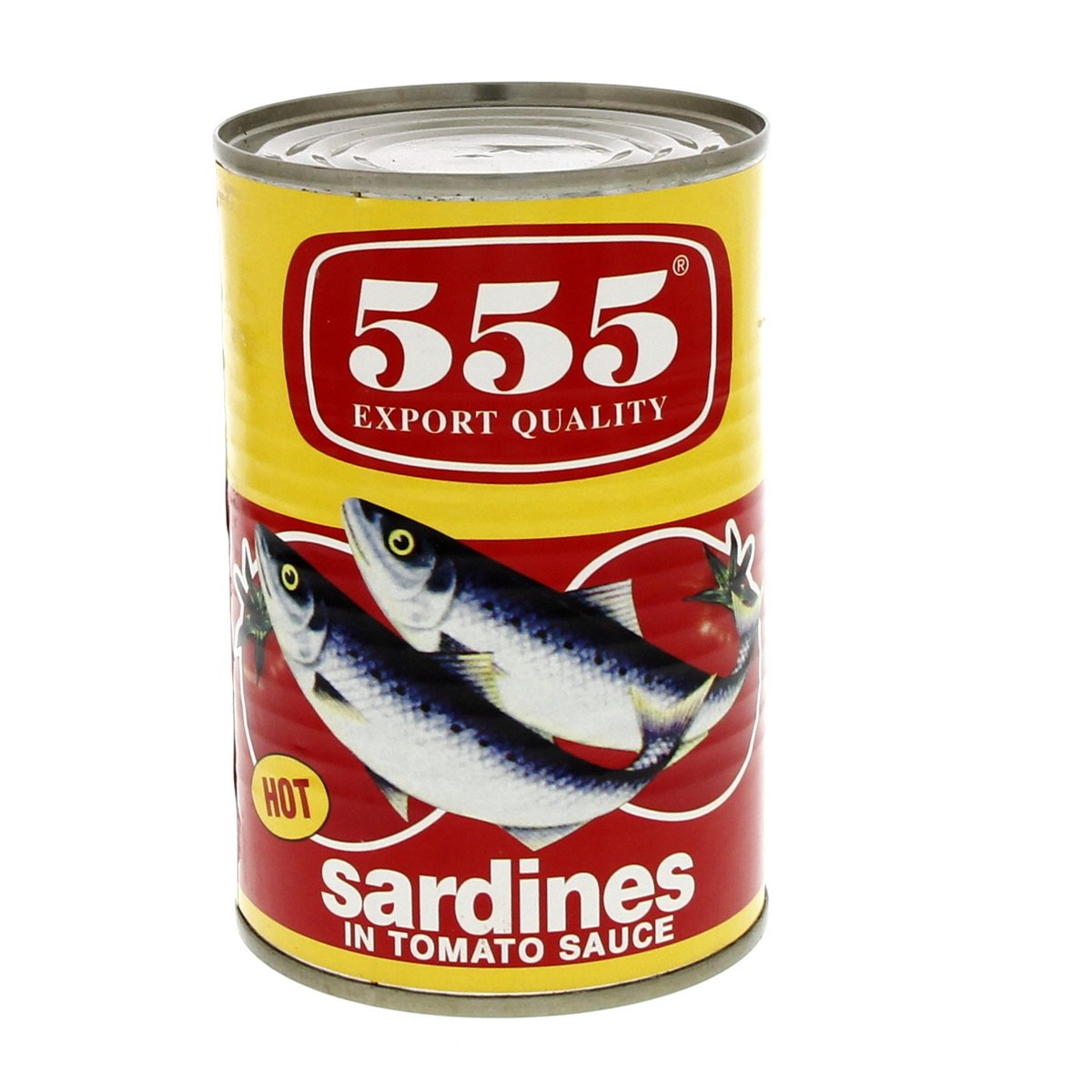Cod 555 GETIT.QA | 555 HOT SARDINES IN TOMATO SAUCE 425 G | COD available