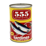 GETIT.QA- Qatar’s Best Online Shopping Website offers 555 HOT SARDINES IN TOMATO SAUCE 425 G at the lowest price in Qatar. Free Shipping & COD Available!