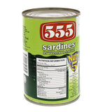 GETIT.QA- Qatar’s Best Online Shopping Website offers 555 SARDINES IN T/S GREEN425GM at the lowest price in Qatar. Free Shipping & COD Available!