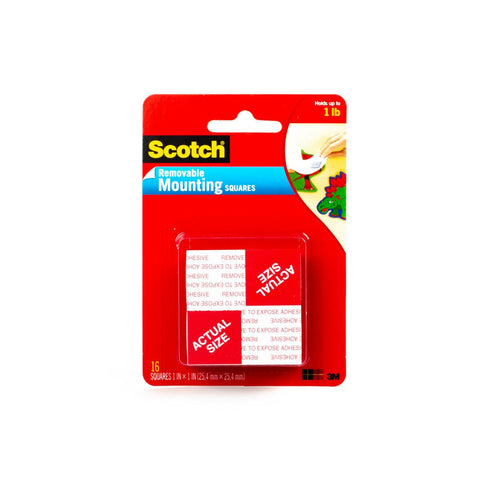 GETIT.QA- Qatar’s Best Online Shopping Website offers 3M SCOTCH REMOVABLE MOUNTING SQUARES 16PCS at the lowest price in Qatar. Free Shipping & COD Available!