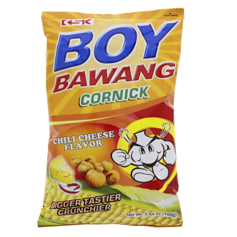 GETIT.QA- Qatar’s Best Online Shopping Website offers KSK BOY BAWANG CHILI CHEESE CORNICK 100 G at the lowest price in Qatar. Free Shipping & COD Available!