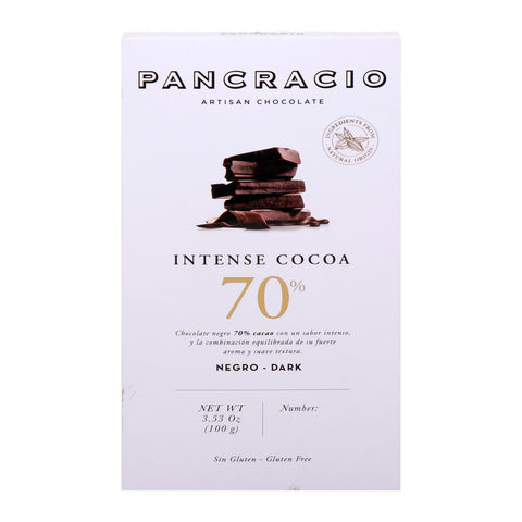 GETIT.QA- Qatar’s Best Online Shopping Website offers PANCRACIO INTENSE COCOA 70% DARK CHOCOLATE 100 G at the lowest price in Qatar. Free Shipping & COD Available!