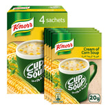 GETIT.QA- Qatar’s Best Online Shopping Website offers KNORR CUP A SOUP CREAM OF CORN 4 X 20 G
 at the lowest price in Qatar. Free Shipping & COD Available!