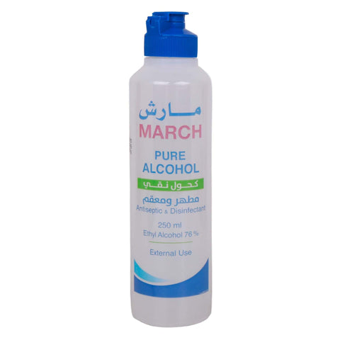 GETIT.QA- Qatar’s Best Online Shopping Website offers MARCH PURE ALCOHOL 76% 250 ML at the lowest price in Qatar. Free Shipping & COD Available!