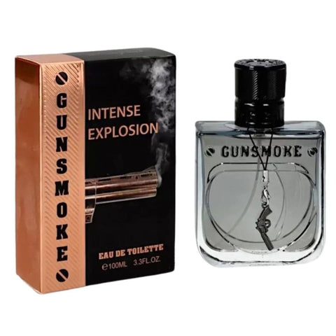 GETIT.QA- Qatar’s Best Online Shopping Website offers Linn Young Gunsmoke Intense Explosion EDT for Men 100 ml at the lowest price in Qatar. Free Shipping & COD Available!