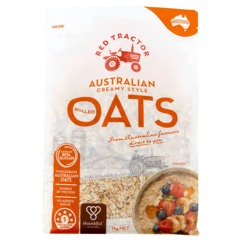 GETIT.QA- Qatar’s Best Online Shopping Website offers Red Tractor Australian Rolled Oats 1 kg at the lowest price in Qatar. Free Shipping & COD Available!