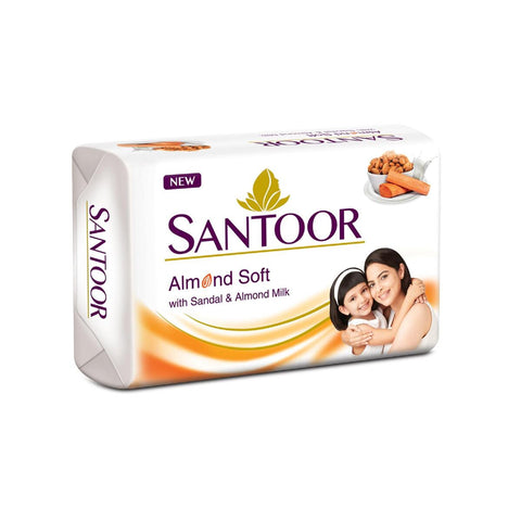 GETIT.QA- Qatar’s Best Online Shopping Website offers SANTOOR SOAP WHITE SANDAL & ALMOND MILK-- 125 G at the lowest price in Qatar. Free Shipping & COD Available!