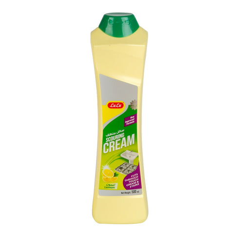 GETIT.QA- Qatar’s Best Online Shopping Website offers LULU SCOURING CREAM LEMON500ML at the lowest price in Qatar. Free Shipping & COD Available!