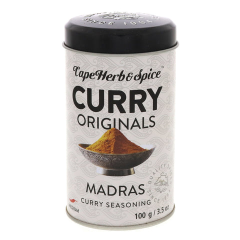 GETIT.QA- Qatar’s Best Online Shopping Website offers CAPE HERB & SPICE ORIGINAL MADRAS CURRY SEASONING 100 G at the lowest price in Qatar. Free Shipping & COD Available!