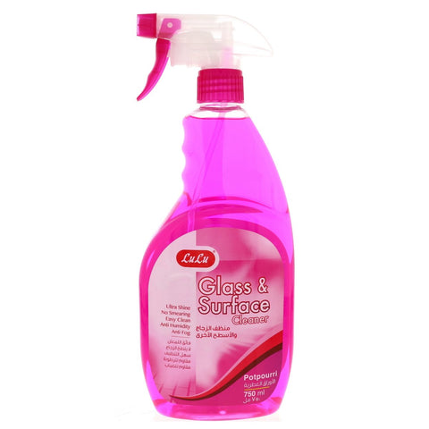 GETIT.QA- Qatar’s Best Online Shopping Website offers LULU GLASS & SURFACE CLEANER POTPOURRI 750ML at the lowest price in Qatar. Free Shipping & COD Available!