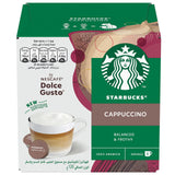 GETIT.QA- Qatar’s Best Online Shopping Website offers Starbucks Cappuccino by Nescafe Dolce Gusto Coffee Pods 12 pcs at the lowest price in Qatar. Free Shipping & COD Available!
