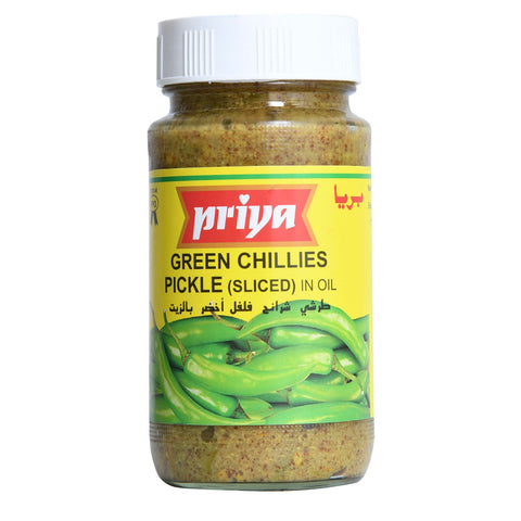 GETIT.QA- Qatar’s Best Online Shopping Website offers PRIYA GREENCHILLY PICKLE 300GM at the lowest price in Qatar. Free Shipping & COD Available!