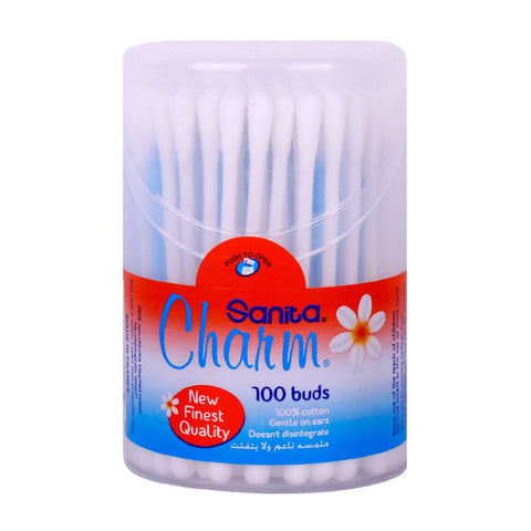 GETIT.QA- Qatar’s Best Online Shopping Website offers SANITA CHARM COTTON BUDS 100PCS at the lowest price in Qatar. Free Shipping & COD Available!