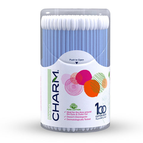 GETIT.QA- Qatar’s Best Online Shopping Website offers SANITA CHARM COTTON BUDS 100PCS at the lowest price in Qatar. Free Shipping & COD Available!