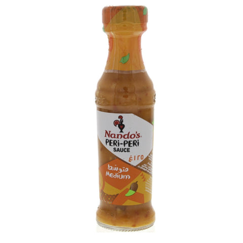 GETIT.QA- Qatar’s Best Online Shopping Website offers NANDO'S PERI PERI SAUCE MEDIUM 125 G at the lowest price in Qatar. Free Shipping & COD Available!