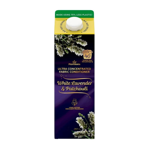 GETIT.QA- Qatar’s Best Online Shopping Website offers MORRISONS WHITE LAVENDER & PATCHOULI ULTRA CONCENTRATED FABRIC CONDITIONER 1 LITRE at the lowest price in Qatar. Free Shipping & COD Available!