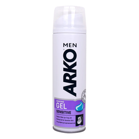 GETIT.QA- Qatar’s Best Online Shopping Website offers Arko Shaving Gel Sensitive 200 ml at the lowest price in Qatar. Free Shipping & COD Available!