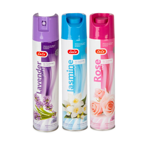 GETIT.QA- Qatar’s Best Online Shopping Website offers LULU AIR FRESHENER ASSORTED 3 X 300 ML at the lowest price in Qatar. Free Shipping & COD Available!