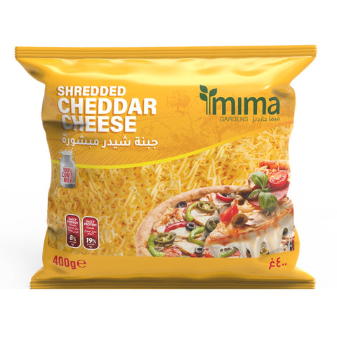 GETIT.QA- Qatar’s Best Online Shopping Website offers Mima Gardens Shredded Cheddar Cheese 400 g at the lowest price in Qatar. Free Shipping & COD Available!