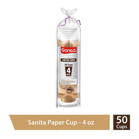 GETIT.QA- Qatar’s Best Online Shopping Website offers SANITA PAPER CUPS SIZE 4OZ 50PCS at the lowest price in Qatar. Free Shipping & COD Available!