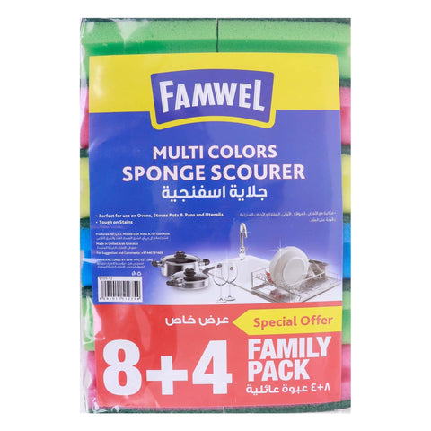 GETIT.QA- Qatar’s Best Online Shopping Website offers Famwel Multi Colors Sponge Scourer 12 pcs at the lowest price in Qatar. Free Shipping & COD Available!
