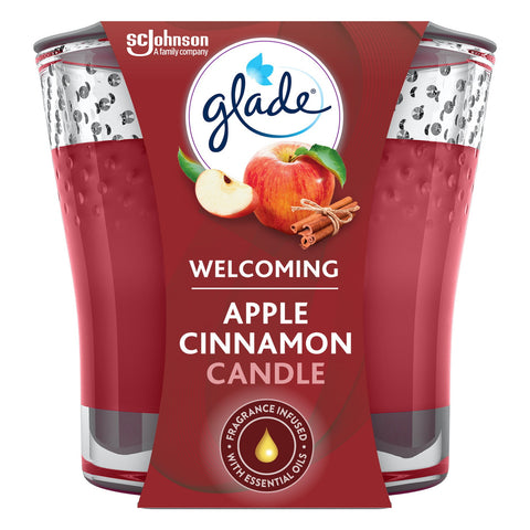 GETIT.QA- Qatar’s Best Online Shopping Website offers GLADE SCENTED CANDLE COSY APPLE & CINNAMON 96.3 G at the lowest price in Qatar. Free Shipping & COD Available!