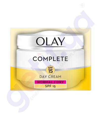 BUY OLAY COMPLETE NORMAL / DRY DAY CREAM SPF15 - 50 ML IN QATAR | HOME DELIVERY WITH COD ON ALL ORDERS ALL OVER QATAR FROM GETIT.QA
