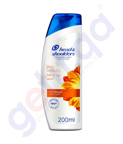 BUY HEAD & SHOULDERS HAIR FALL DEFENSE ANTI-DANDRUFF SHAMPOO FOR MEN 400ML IN QATAR | HOME DELIVERY WITH COD ON ALL ORDERS ALL OVER QATAR FROM GETIT.QA