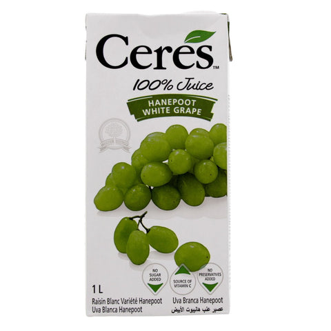 GETIT.QA- Qatar’s Best Online Shopping Website offers CERES WHITE GRAPE JUICE 1 LITRE at the lowest price in Qatar. Free Shipping & COD Available!