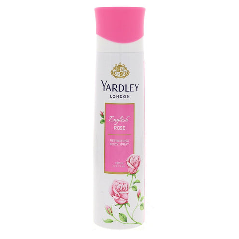 GETIT.QA- Qatar’s Best Online Shopping Website offers YARDLEY ENGLISH ROSE REFRESHING BODY SPRAY 150 ML at the lowest price in Qatar. Free Shipping & COD Available!