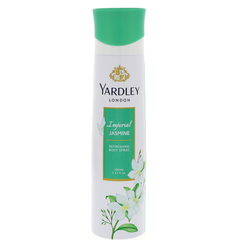 GETIT.QA- Qatar’s Best Online Shopping Website offers YARDLEY IMPERIAL JASMINE REFRESHING BODY SPRAY 150 ML at the lowest price in Qatar. Free Shipping & COD Available!