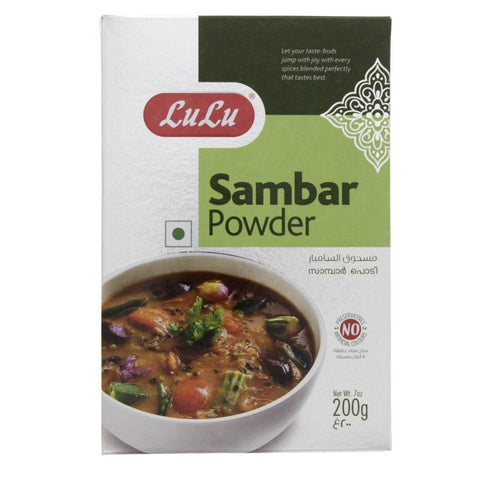 GETIT.QA- Qatar’s Best Online Shopping Website offers LULU SAMBAR POWDER 200 G at the lowest price in Qatar. Free Shipping & COD Available!