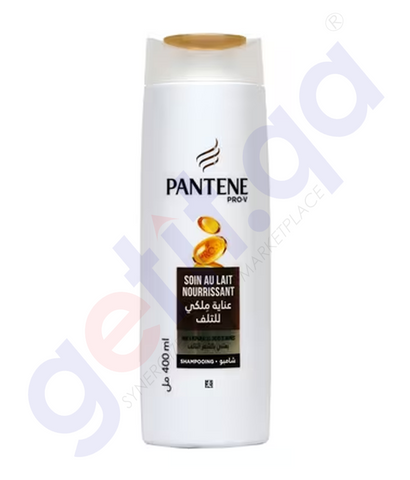 BUY PANTENE SOIN AU LAIT NOURRISSANT SHAMPOO 400ML IN QATAR | HOME DELIVERY WITH COD ON ALL ORDERS ALL OVER QATAR FROM GETIT.QA