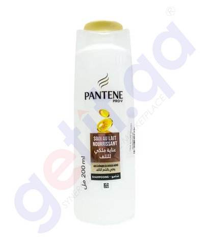 BUY PANTENE SOIN AU LAIT NOURRISSANT SHAMPOO 200ML IN QATAR | HOME DELIVERY WITH COD ON ALL ORDERS ALL OVER QATAR FROM GETIT.QA