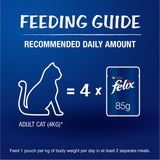 GETIT.QA- Qatar’s Best Online Shopping Website offers Purina Wet Cat Food Felix As Good As It Looks With Chicken in Jelly 85 g at the lowest price in Qatar. Free Shipping & COD Available!
