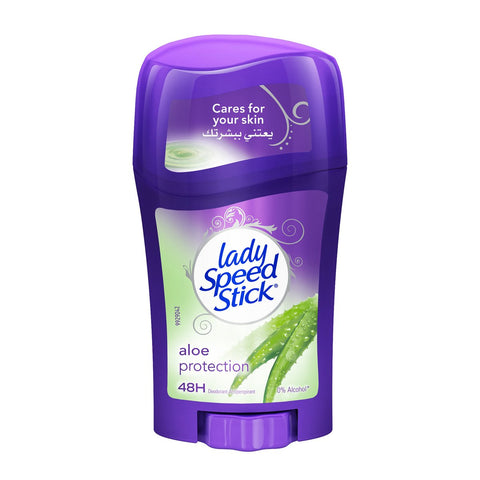 GETIT.QA- Qatar’s Best Online Shopping Website offers MENNEN LADY SPEED STICK DEODORANT ANTI-PERSPIRANT ALOE PROTECTION 45 G at the lowest price in Qatar. Free Shipping & COD Available!