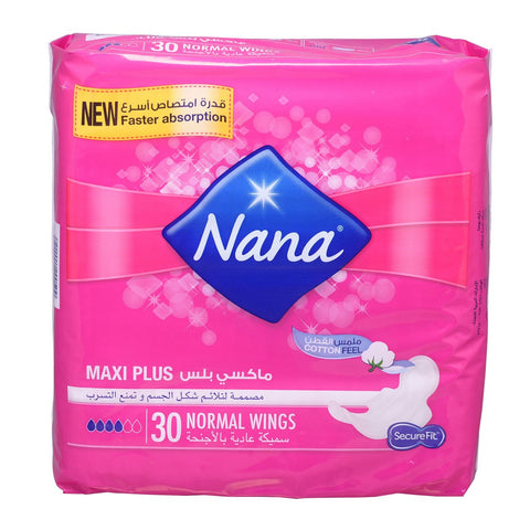 GETIT.QA- Qatar’s Best Online Shopping Website offers NANA EXTRA THICK MAXI PLUS NORMAL WINGS 30PCS at the lowest price in Qatar. Free Shipping & COD Available!