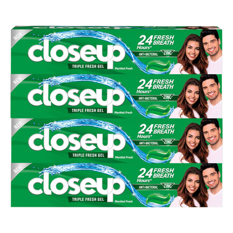Closeup Toothpaste Assorted 4 x 120 ml
