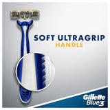 GETIT.QA- Qatar’s Best Online Shopping Website offers GILLETTE BLUE3 MENÂ€™S DISPOSABLE RAZORS 3 PCS at the lowest price in Qatar. Free Shipping & COD Available!